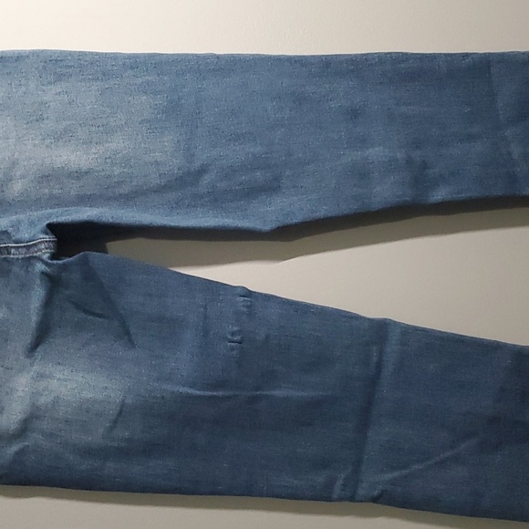 Almost Famous Denim size small S unique cuffed high rise skinny jeans - Picture 16 of 16